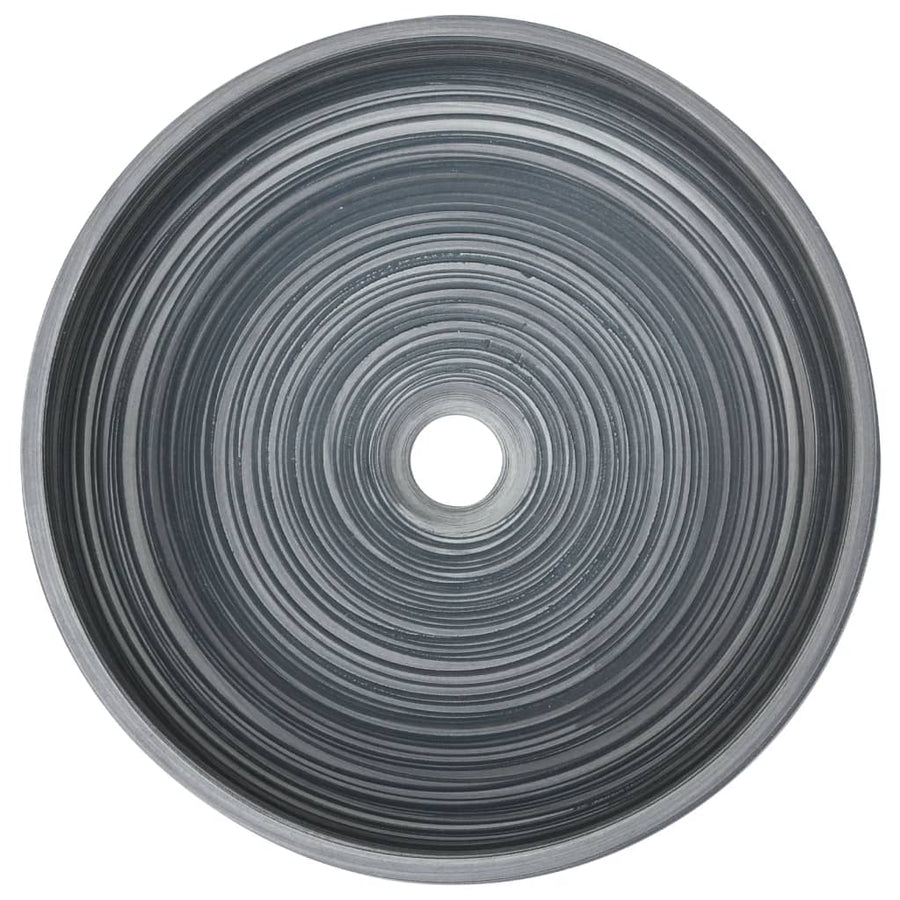 Opzetwasbak Rond Φ41X14 Cm Keramiek Grijs