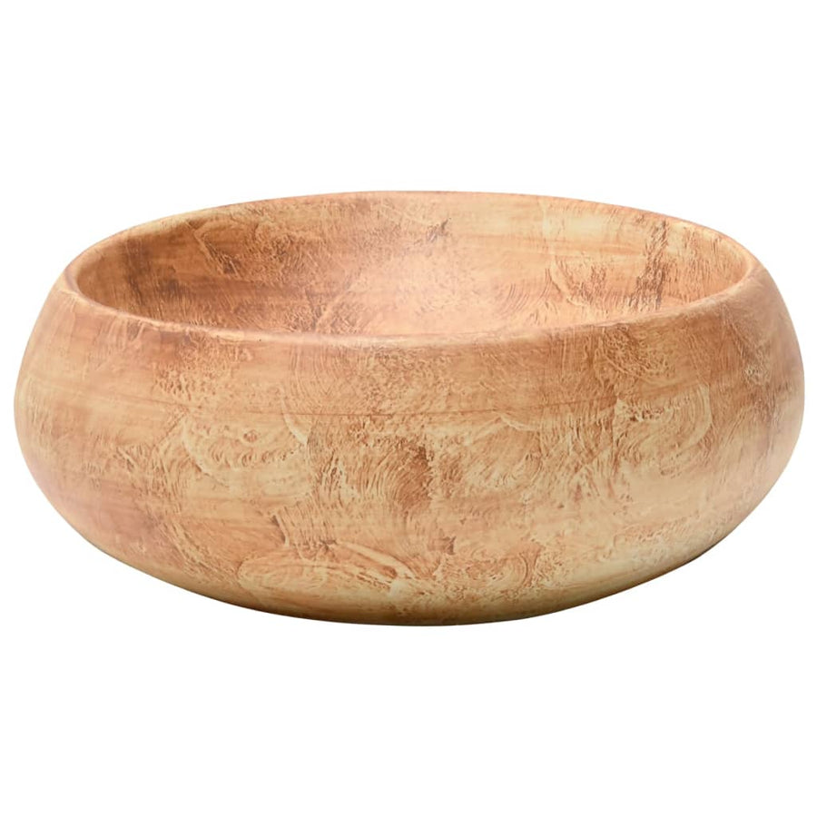 Opzetwasbak Ovaal 59X40X15 Cm Keramiek Bruin