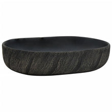 Opzetwasbak Ovaal 59X40X14 Cm Keramiek Zwart