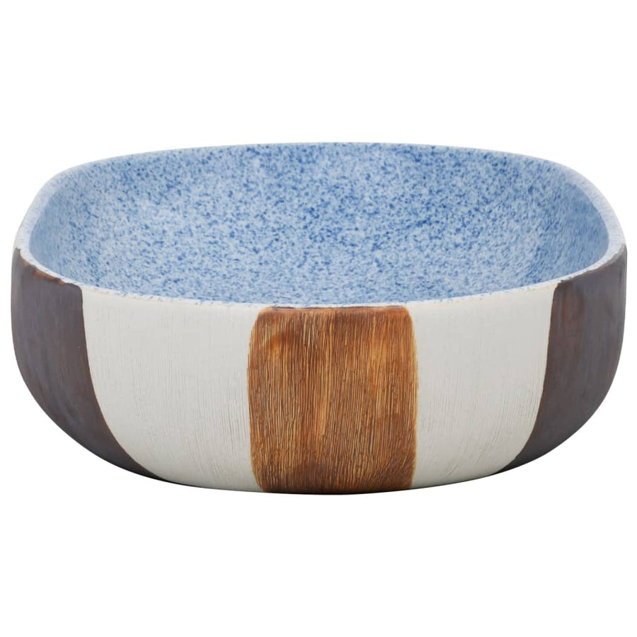 Opzetwasbak Ovaal Keramiek Meerkleurig 59 x 40 x 14 cm Multikleur
