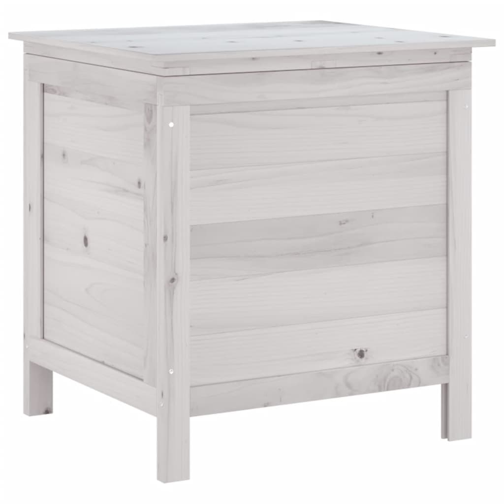 Tuinbox 50X49X56,5 Cm Massief Vurenhout Wit