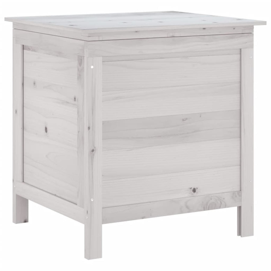 Tuinbox 50X49X56,5 Cm Massief Vurenhout Wit