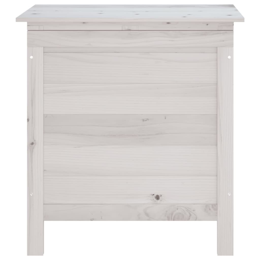 Tuinbox 50X49X56,5 Cm Massief Vurenhout Wit