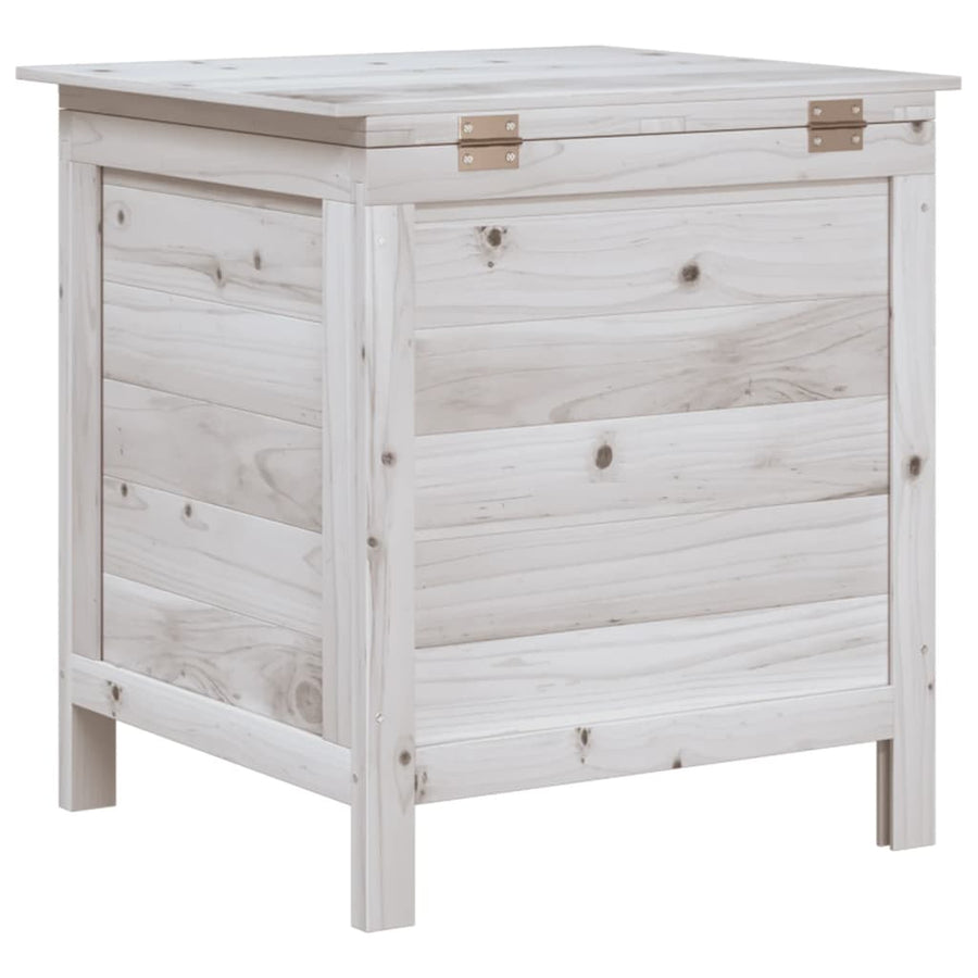 Tuinbox 50X49X56,5 Cm Massief Vurenhout Wit