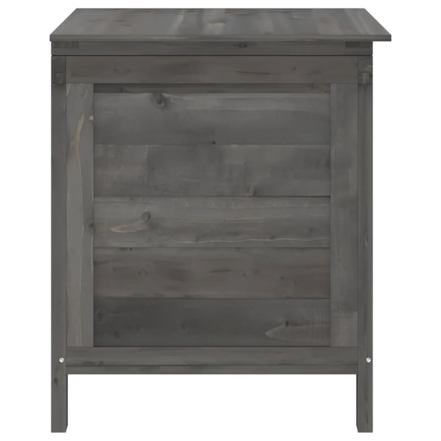 Tuinbox 50X49X56,5 Cm Massief Vurenhout Antracietkleurig