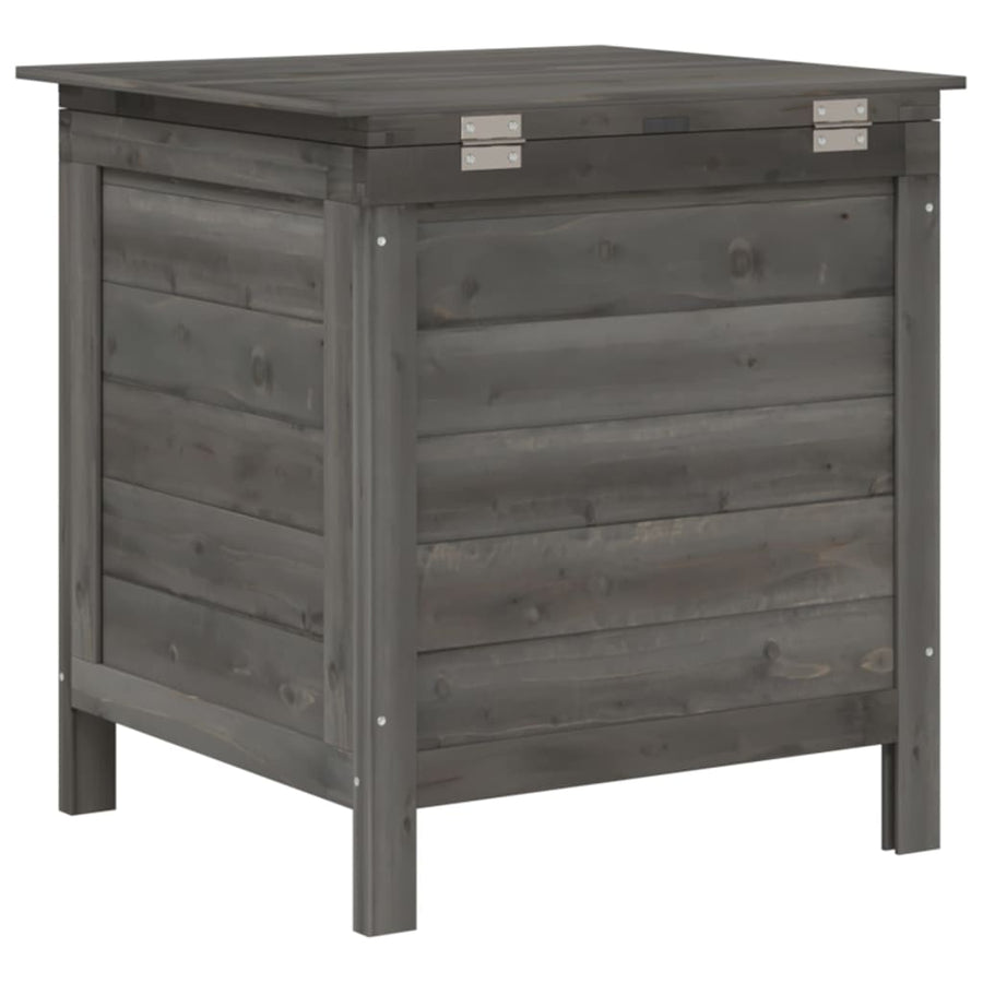 Tuinbox 50X49X56,5 Cm Massief Vurenhout Antracietkleurig