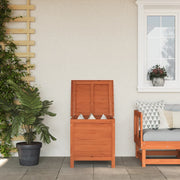 Garden box 50x49x56.5 cm solid spruce wood brown