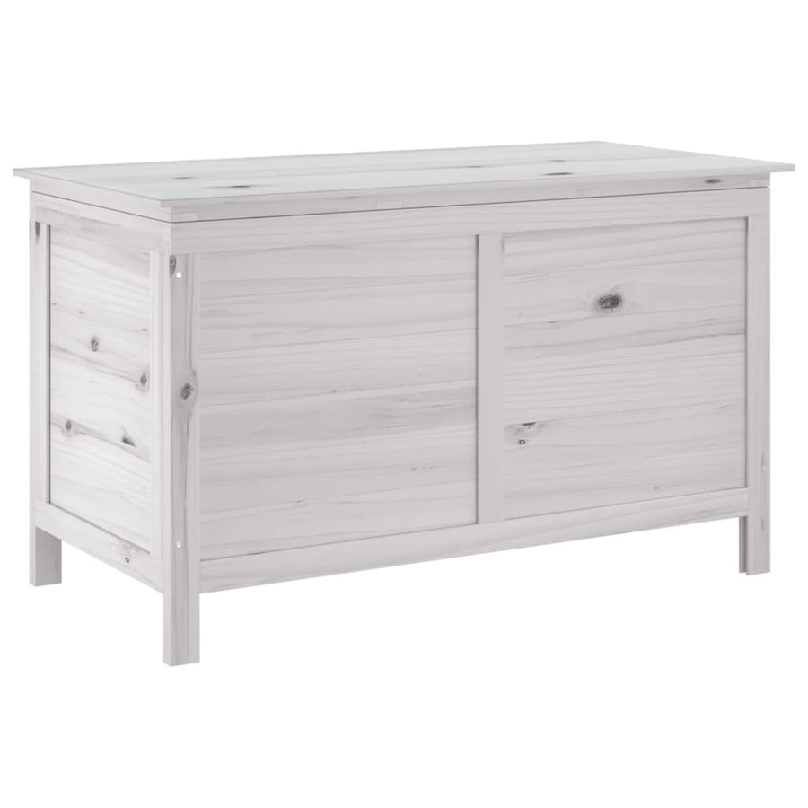 Tuinbox 99X49,5X58,5 Cm Massief Vurenhout Wit