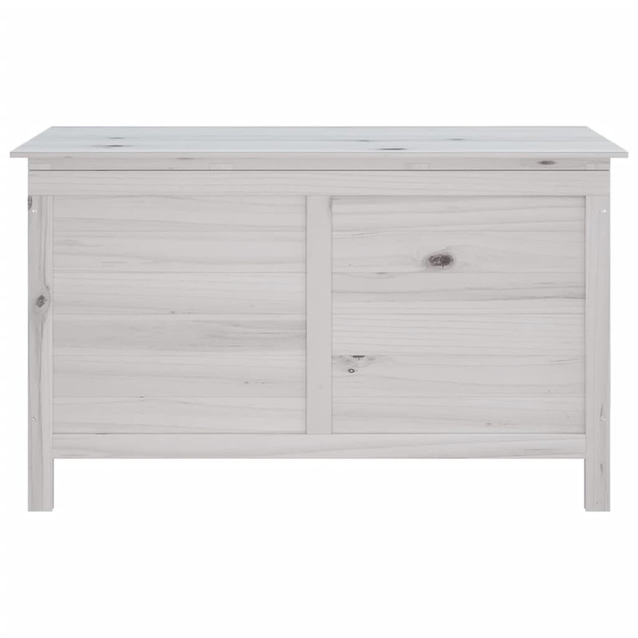Tuinbox 99X49,5X58,5 Cm Massief Vurenhout Wit