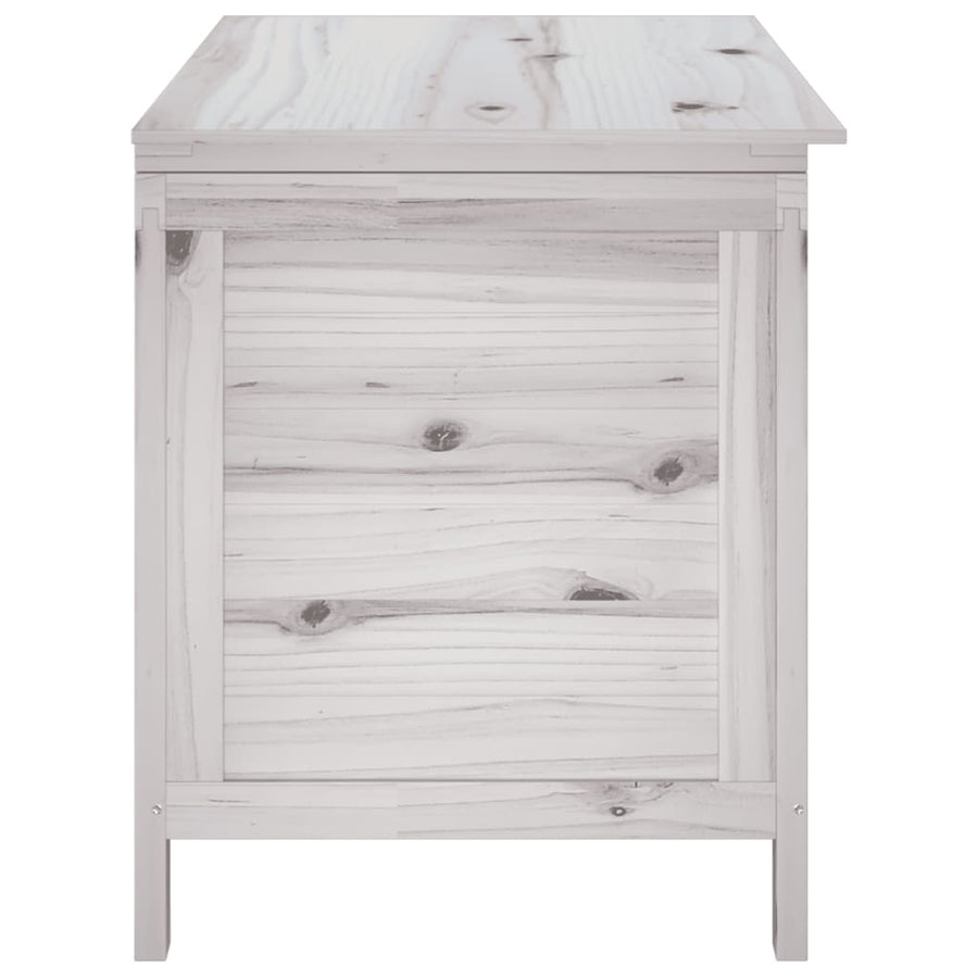 Tuinbox 99X49,5X58,5 Cm Massief Vurenhout Wit