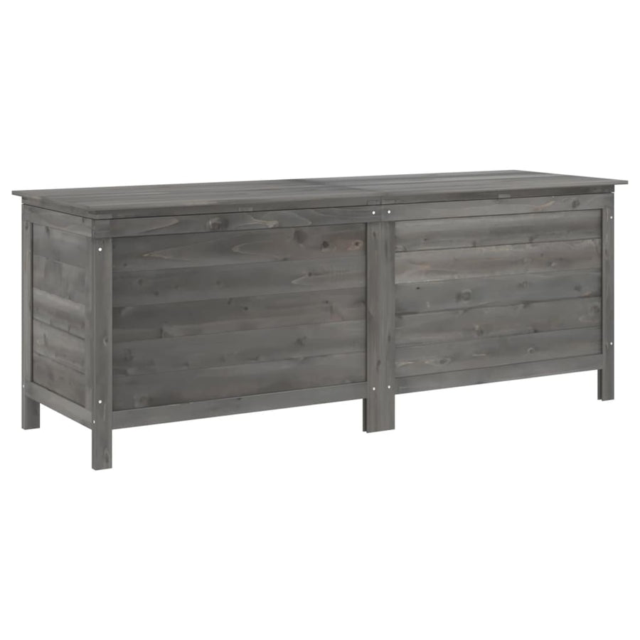 Tuinbox 150X50X56,5 Cm Massief Vurenhout Antracietkleurig