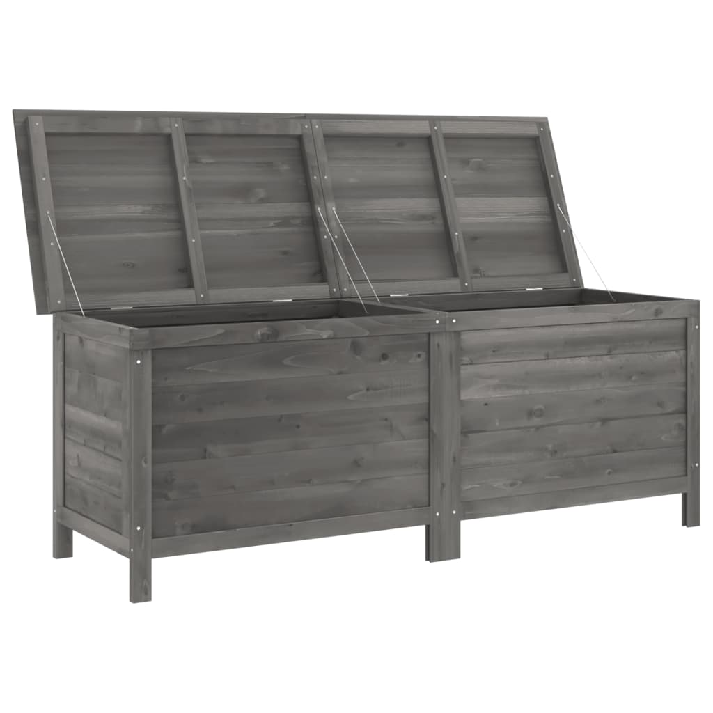 Tuinbox 150X50X56,5 Cm Massief Vurenhout Antracietkleurig