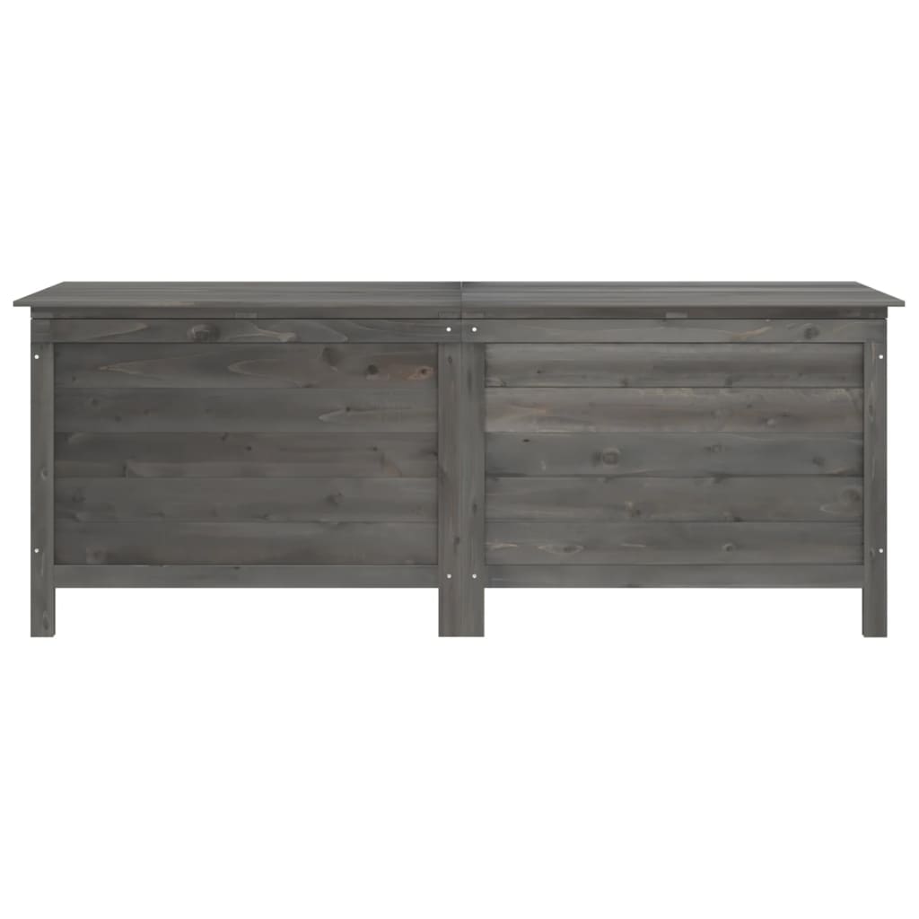 Tuinbox 150X50X56,5 Cm Massief Vurenhout Antracietkleurig