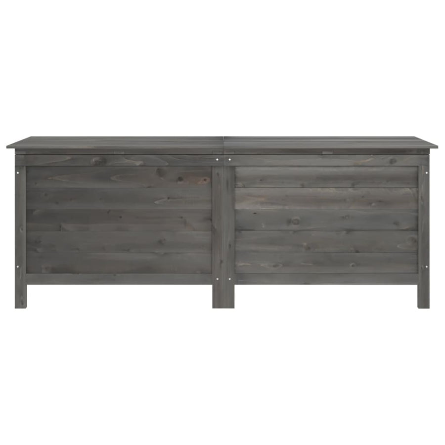 Tuinbox 150X50X56,5 Cm Massief Vurenhout Antracietkleurig