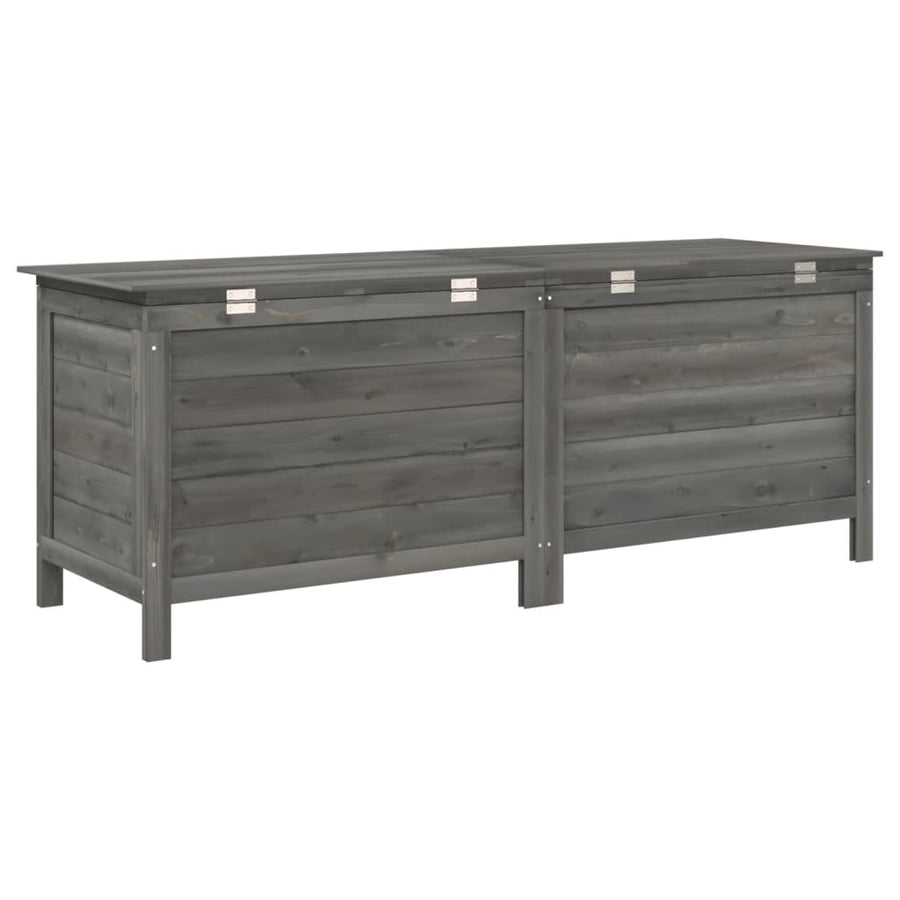 Tuinbox 150X50X56,5 Cm Massief Vurenhout Antracietkleurig