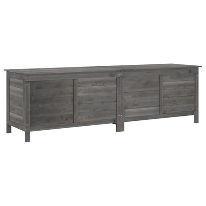 Tuinbox 198,5X50X56,5 Cm Massief Vurenhout Antracietkleurig