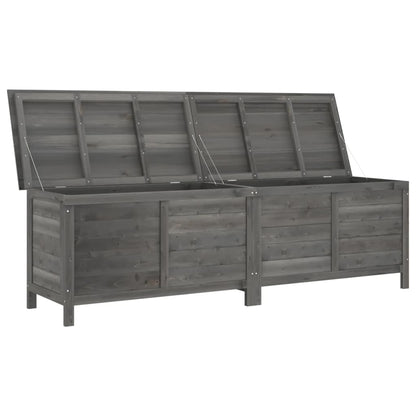 Tuinbox 198,5X50X56,5 Cm Massief Vurenhout Antracietkleurig