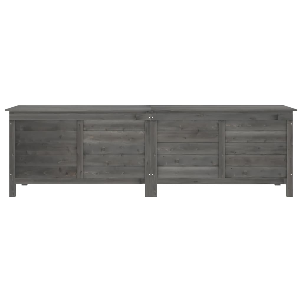 Tuinbox 198,5X50X56,5 Cm Massief Vurenhout Antracietkleurig