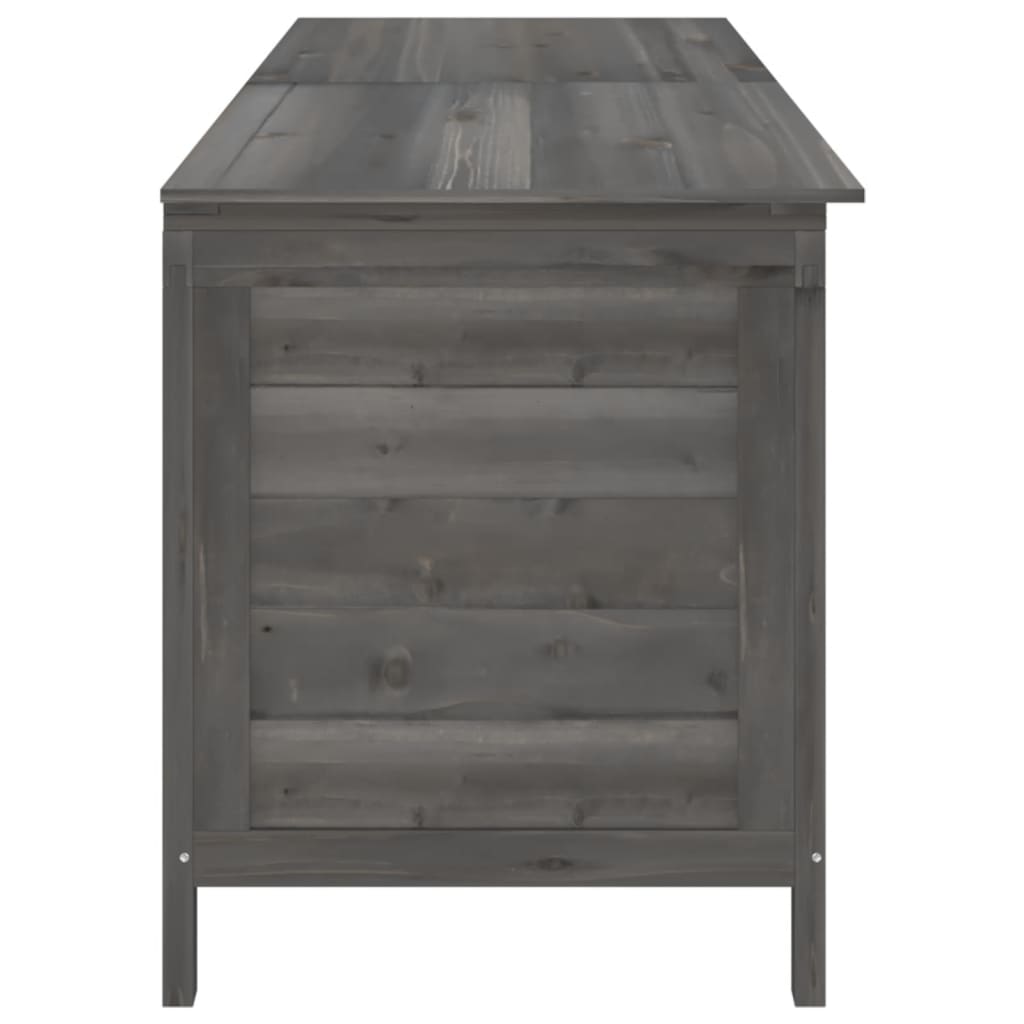 Tuinbox 198,5X50X56,5 Cm Massief Vurenhout Antracietkleurig