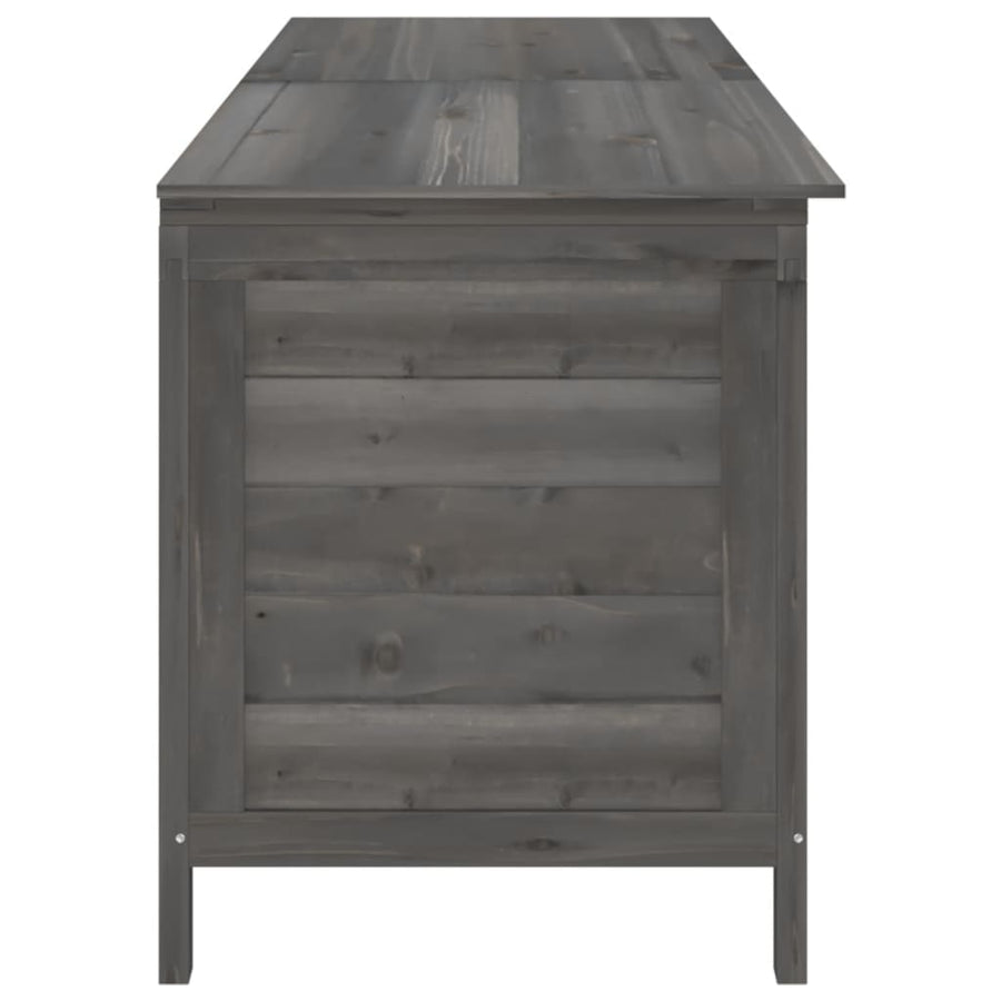 Tuinbox 198,5X50X56,5 Cm Massief Vurenhout Antracietkleurig