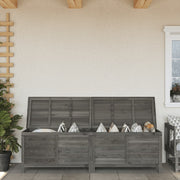Tuinbox 198,5x50x56,5 cm massief vurenhout antraciet