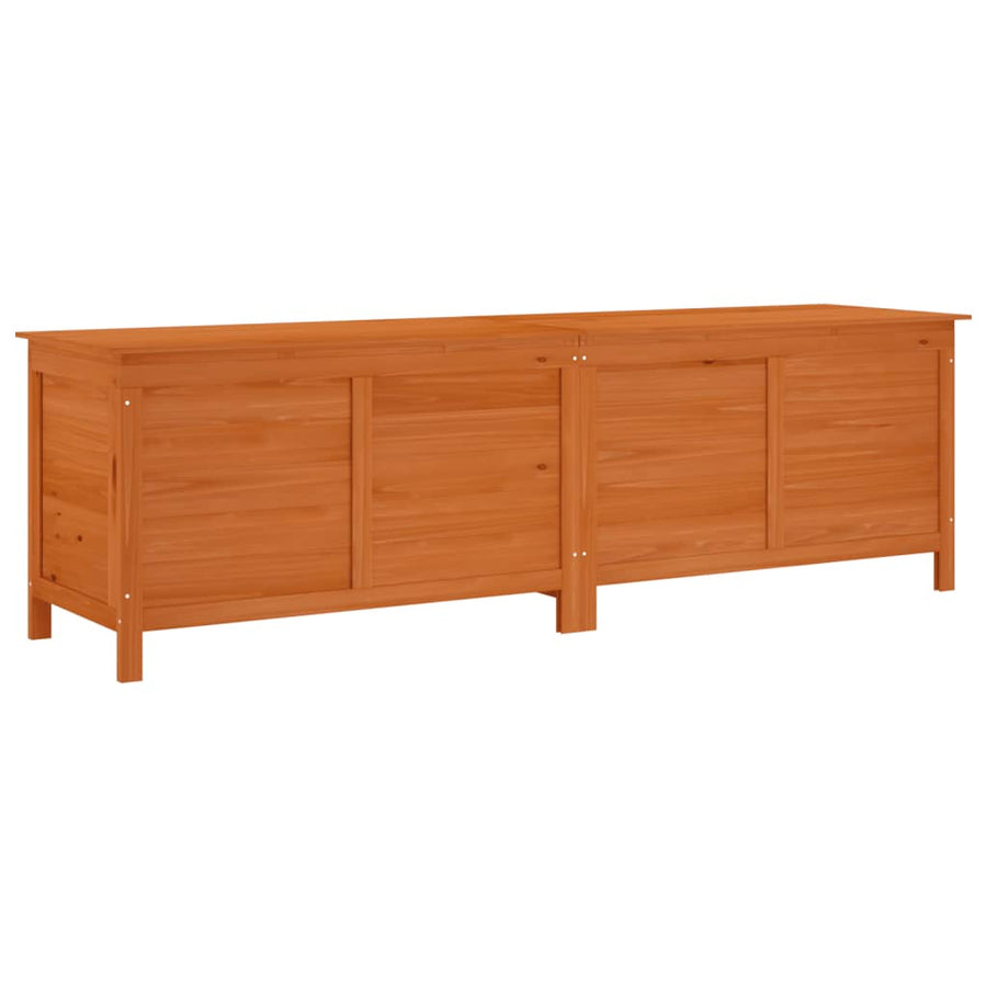 Tuinbox 198,5X50X56,5 Cm Massief Vurenhout Bruin