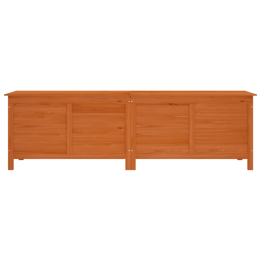 Tuinbox 198,5X50X56,5 Cm Massief Vurenhout Bruin