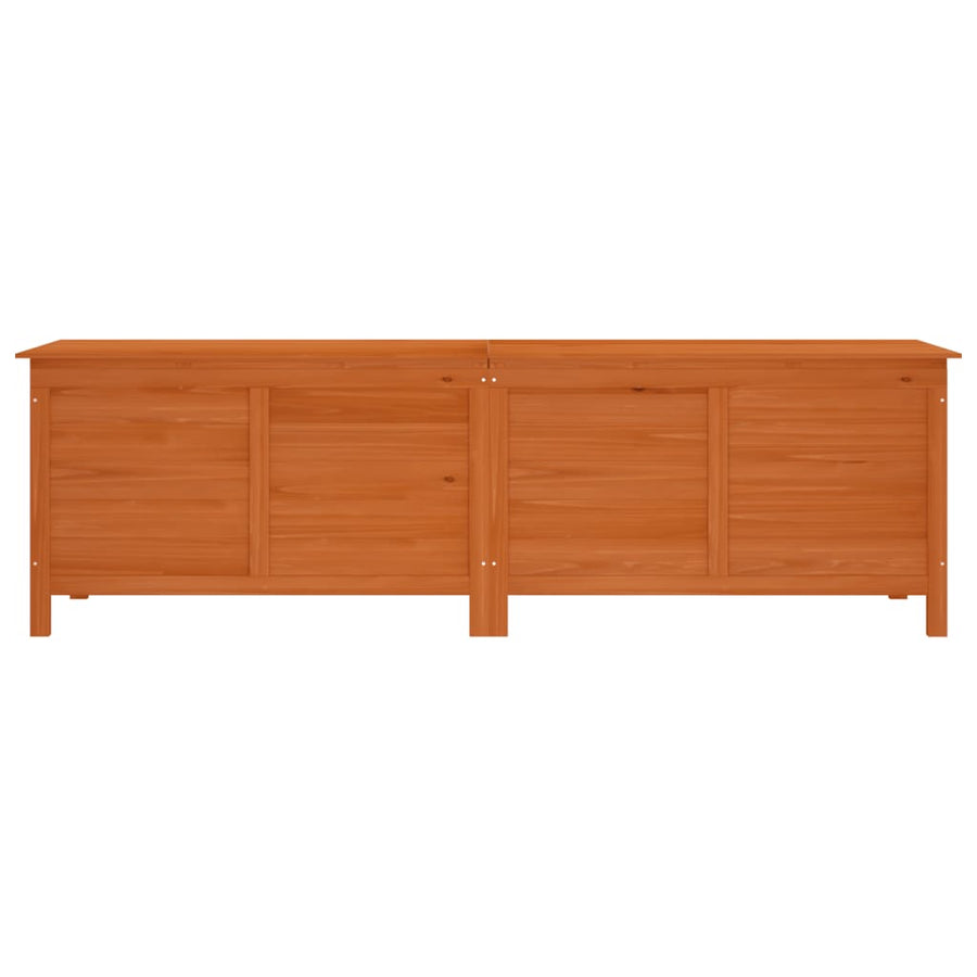 Tuinbox 198,5X50X56,5 Cm Massief Vurenhout Bruin