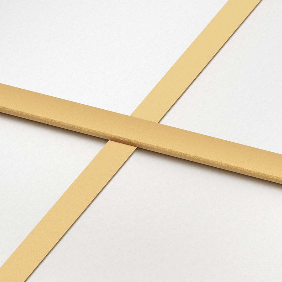 Schuifdeur 76x205 cm mat ESG-glas en aluminium goudkleurig
