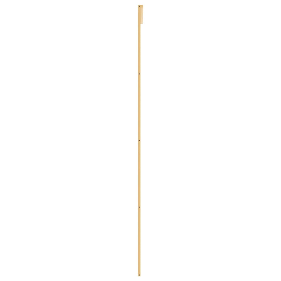 Schuifdeur 102,5x205 cm mat ESG-glas en aluminium goudkleurig 102.5 x 205 cm Mat