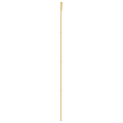 Schuifdeur 76x205 cm helder ESG-glas en aluminium goudkleurig 1 76 x 205 cm Goud