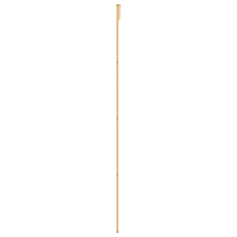 Schuifdeur 76x205 cm mat ESG-glas en aluminium goudkleurig 76 x 205 cm Mat