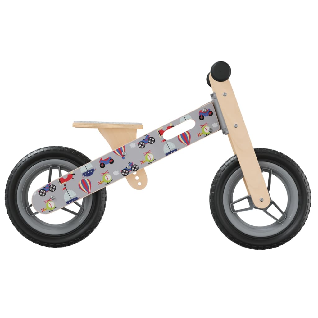 Loopfiets Voor Kinderen Met Print Grijs