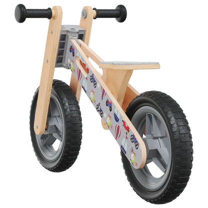 Loopfiets Voor Kinderen Met Print Grijs