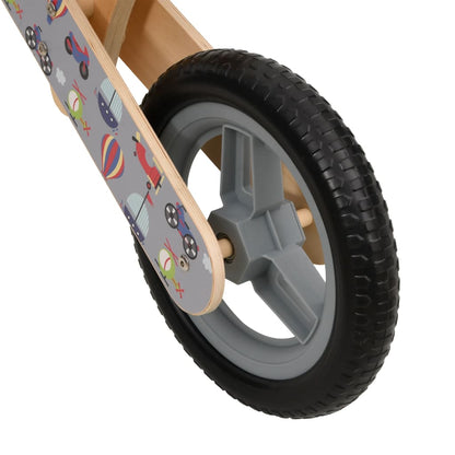 Loopfiets Voor Kinderen Met Print Grijs