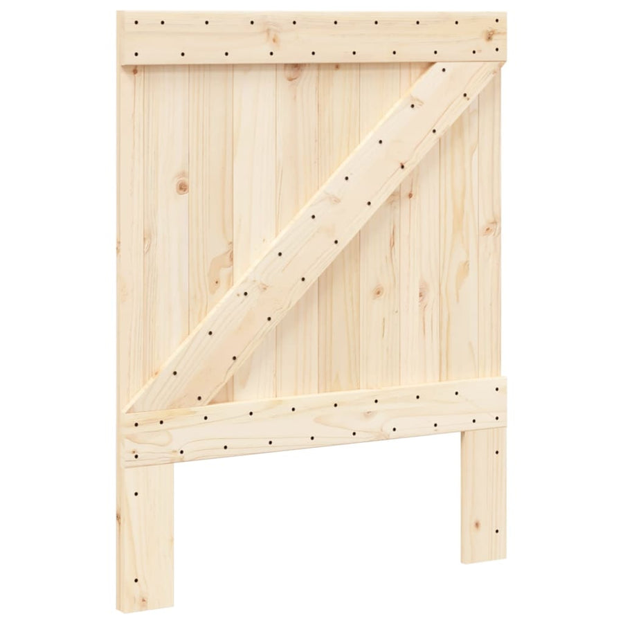 Hoofdbord 80X104 Cm Massief Grenenhout
