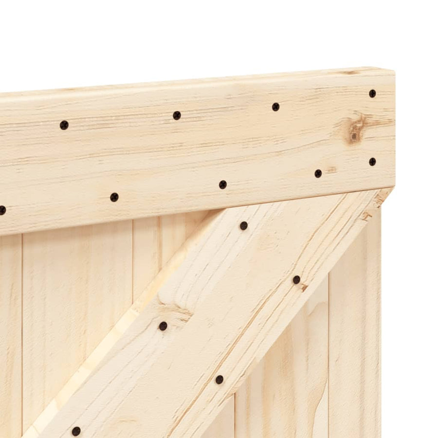 Hoofdbord 80X104 Cm Massief Grenenhout
