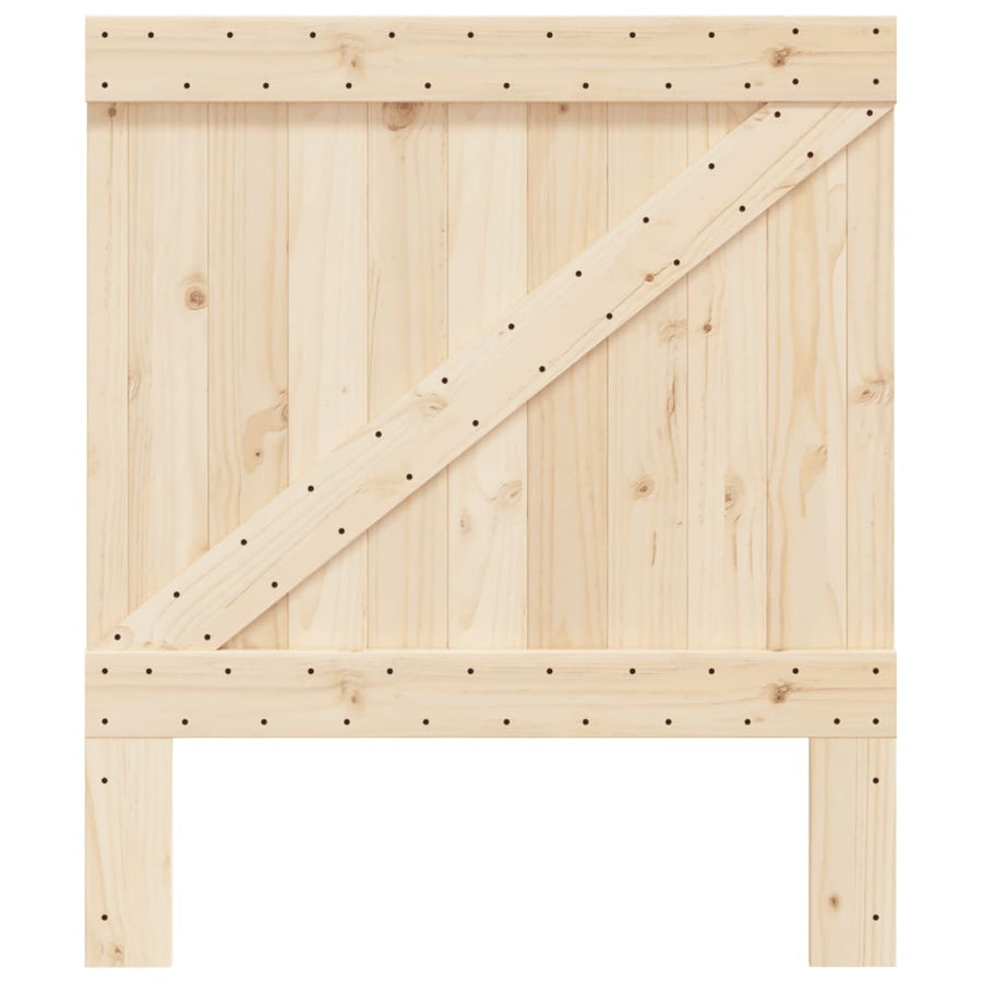 Hoofdbord 90X104 Cm Massief Grenenhout