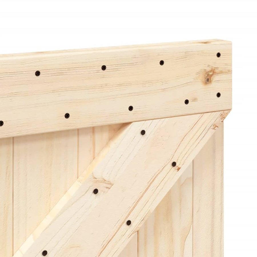 Hoofdbord 90X104 Cm Massief Grenenhout