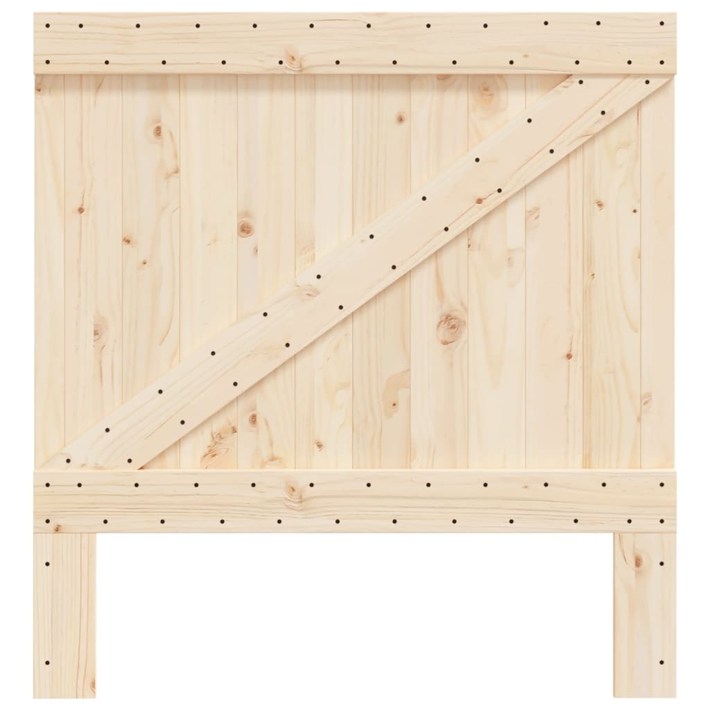Hoofdbord 100X104 Cm Massief Grenenhout