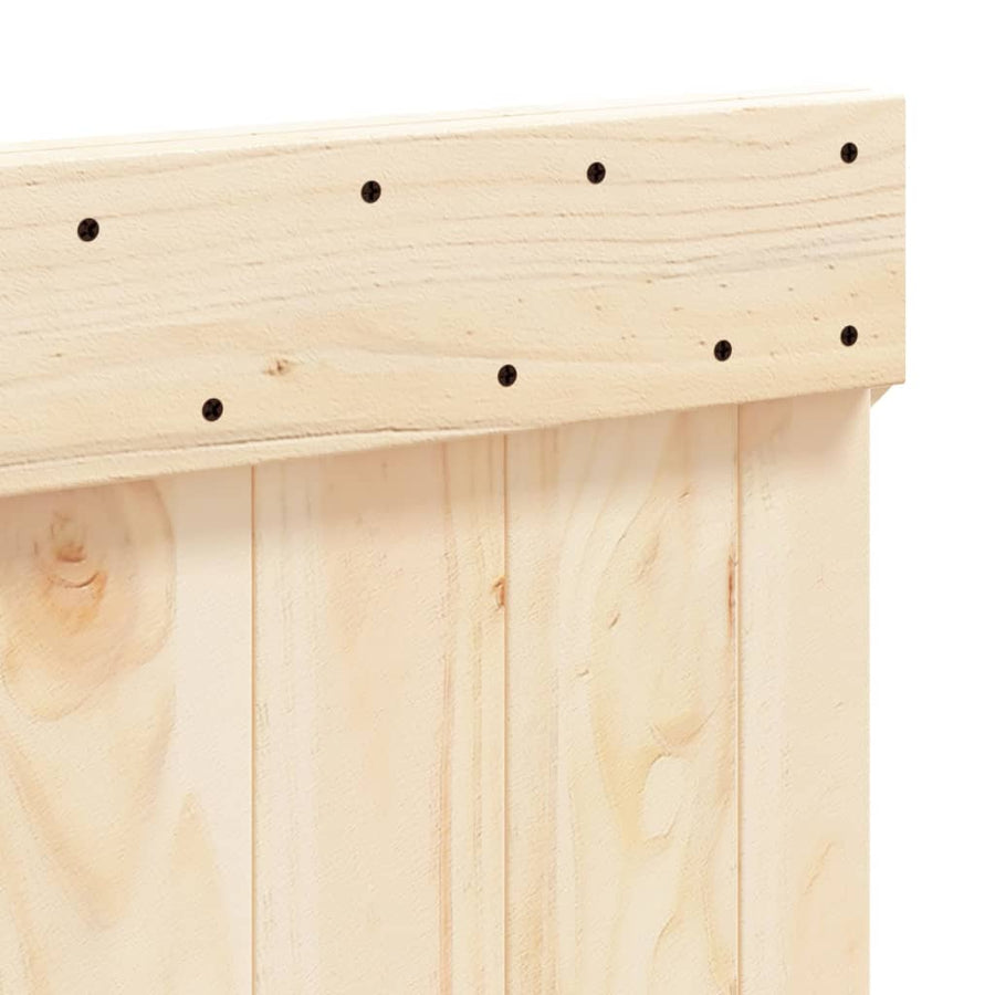 Hoofdbord 140X104 Cm Massief Grenenhout