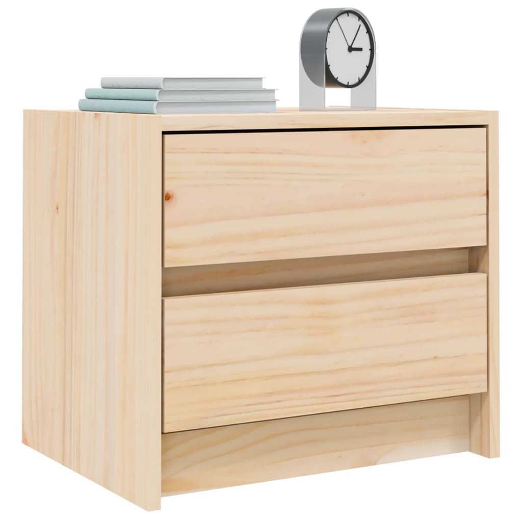 Nachtkastjes 2 St 40X31X35,5 Cm Massief Grenenhout