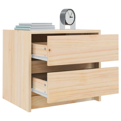 Nachtkastjes 2 St 40X31X35,5 Cm Massief Grenenhout