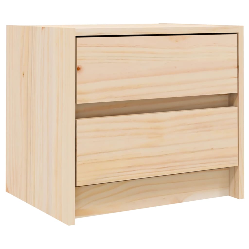 Nachtkastjes 2 St 40X31X35,5 Cm Massief Grenenhout