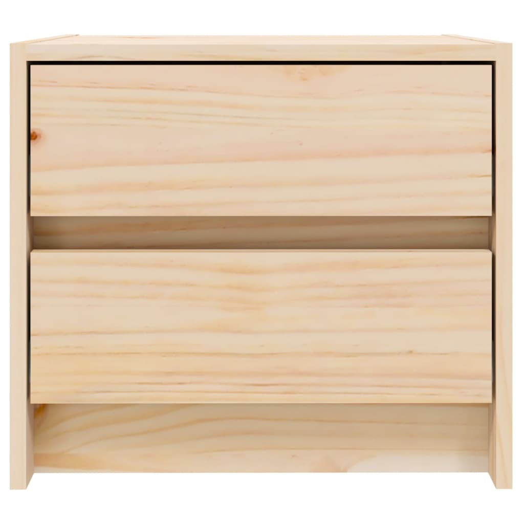 Nachtkastjes 2 St 40X31X35,5 Cm Massief Grenenhout