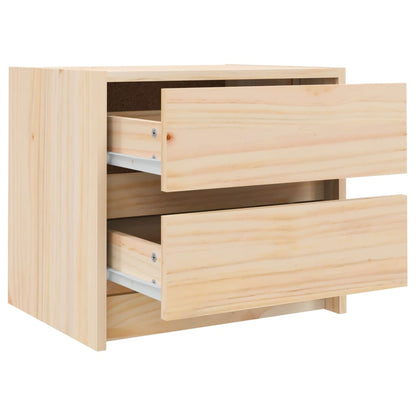 Nachtkastjes 2 St 40X31X35,5 Cm Massief Grenenhout