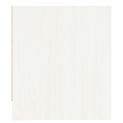 Nachtkastjes 2 St 40X31X35,5 Cm Massief Grenenhout Wit