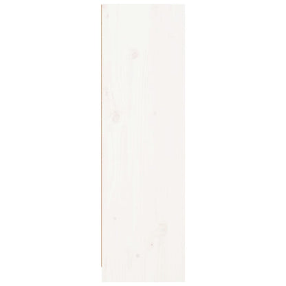 Boekenkast 70X33X110 Massief Grenenhout Wit
