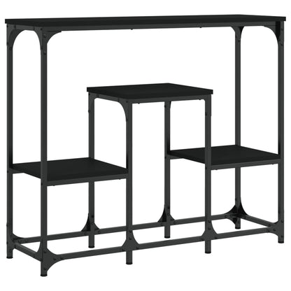 Wandtafel 89,5X28X76 Cm Bewerkt Hout Zwart