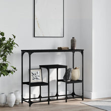 Wandtafel 89,5X28X76 Cm Bewerkt Hout Zwart